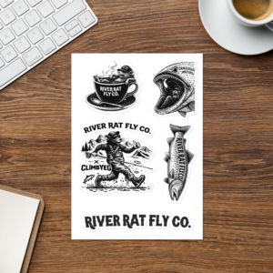 River Rat Sticker sheet